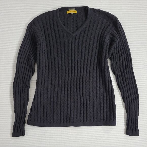 ZioâBariâCotton CableknitâSweater - Picture 1 of 4